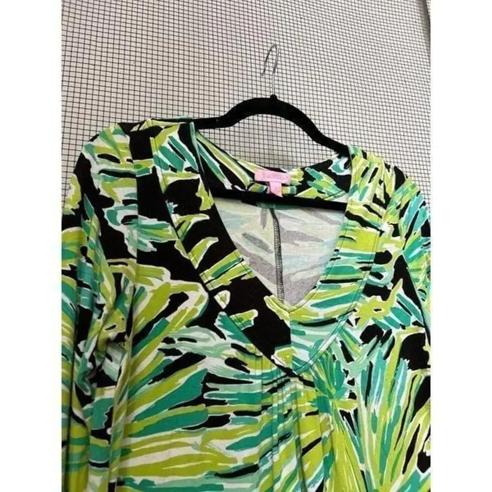Lilly‎ Pulitzer Ophelia Dress Party Like A Flock Star Size large